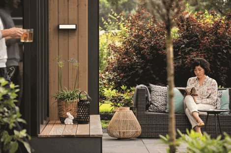 17354/93/P3 Stratosphere venkovní nástěnné LED svítidlo 1x4,5W 500lm 4000K IP44, antracitové 2