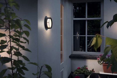 17390/30/P0 Actea venkovní nástěnné LED svítidlo 1x12W 1200lm 2700K IP44, černé 3