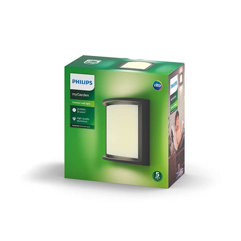 17391/93/P0 Samondra venkovní nástěnné LED svítidlo 1x12W 1200lm 2700K IP44, antracitové 3