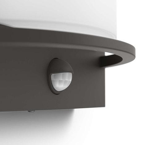 17392/93/P0 Samondra IR venkovní nástěnné LED svítidlo se senzorem 1x12W 1200lm 2700K IP44, antracit 3