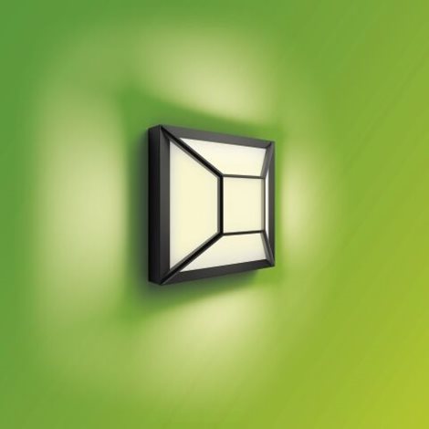 17393/30/P0 Drosera venkovní nástěnné LED svítidlo 1x12W 1200lm 2700K IP44, černé 4