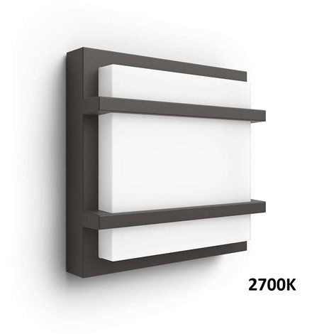17394/93/P0 Petronia venkovní nástěnné LED svítidlo 1x12W 1200lm 2700K IP44, antracitové 3