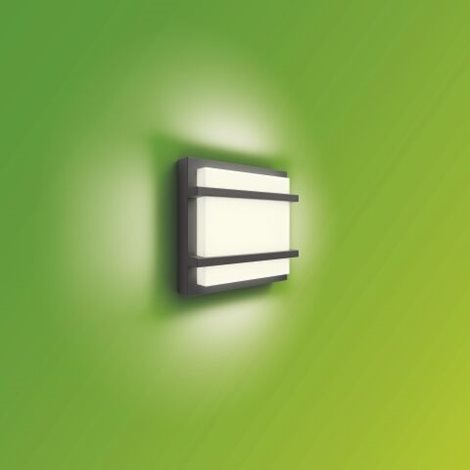 17394/93/P3 Petronia venkovní nástěnné LED svítidlo 1x12W 1200lm 4000K IP44, antracitové 3