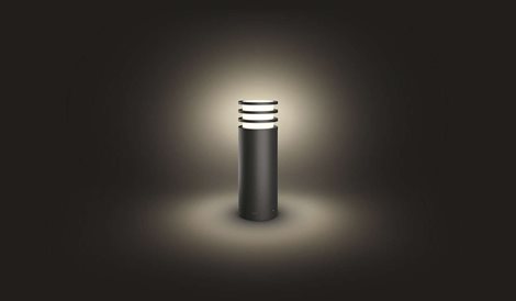 17402/93/P0 Hue White Lucca venkovní sloupkové LED svítidlo E27 1x9,5W 806lm 2700K IP44 antracit 3