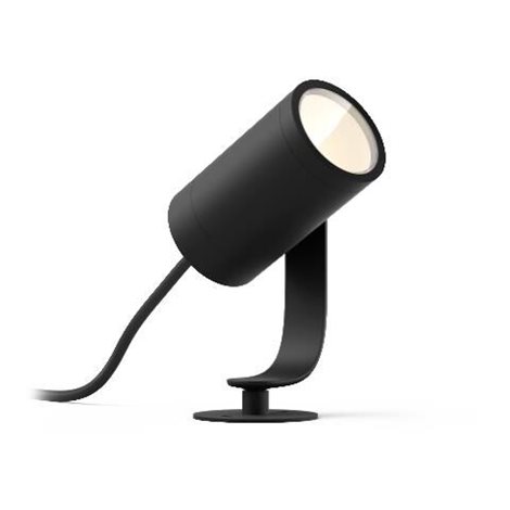 17414/30/P7 Hue WACA Lily 3SET venkovní spotové LED svítidlo 8W 650lm 2200-6500K IP65 černá +adaptér 8