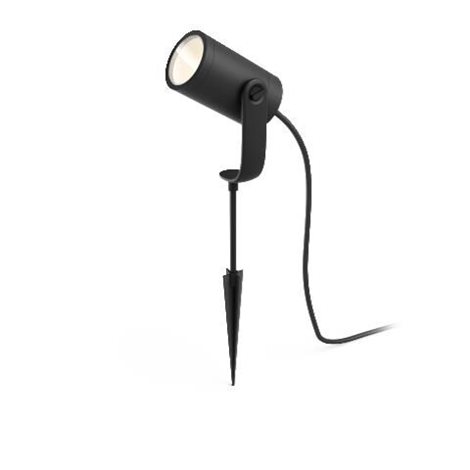 17414/30/P7 Hue WACA Lily 3SET venkovní spotové LED svítidlo 8W 650lm 2200-6500K IP65 černá +adaptér 9