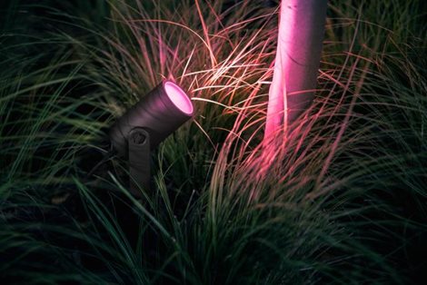 17415/30/P7 Hue WACA Lily venkovní spotové LED svítidlo  8W 650lm 2200-6500K RGB IP65 černá 22