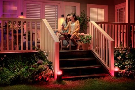 17415/30/P7 Hue WACA Lily venkovní spotové LED svítidlo  8W 650lm 2200-6500K RGB IP65 černá 26