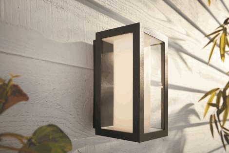 17429/30/P7 Hue WACA Impress venkovní nástěnné LED svítidlo 2x8W 1180lm 2200-6500K RGB IP44 černá 9