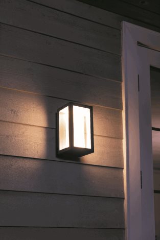 17429/30/P7 Hue WACA Impress venkovní nástěnné LED svítidlo 2x8W 1180lm 2200-6500K RGB IP44 černá 10