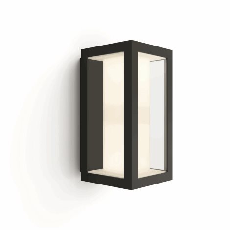 17429/30/P7 Hue WACA Impress venkovní nástěnné LED svítidlo 2x8W 1180lm 2200-6500K RGB IP44 černá 3