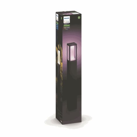 17432/30/P7 Hue WACA Impress venkovní sloupkové LED svítidlo 2x8W 1180lm 2200-6500K RGB IP44 černá 4