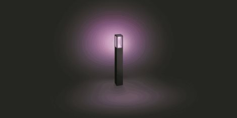 17432/30/P7 Hue WACA Impress venkovní sloupkové LED svítidlo 2x8W 1180lm 2200-6500K RGB IP44 černá 6