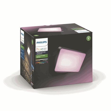 17435/30/P7 Hue WACA Discover venkovní nástěnné LED svítidlo 79W 2300lm 2200-6500K RGB IP44 černá 20