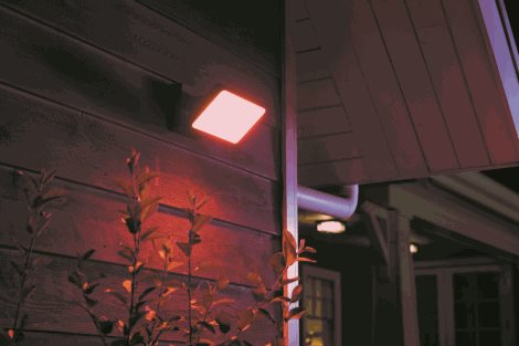 17435/30/P7 Hue WACA Discover venkovní nástěnné LED svítidlo 79W 2300lm 2200-6500K RGB IP44 černá 30