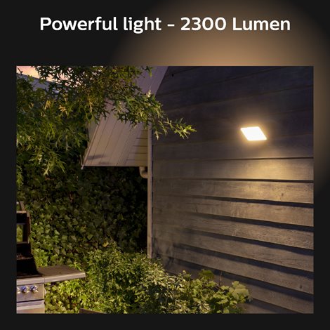17435/30/P7 Hue WACA Discover venkovní nástěnné LED svítidlo 79W 2300lm 2200-6500K RGB IP44 černá 40