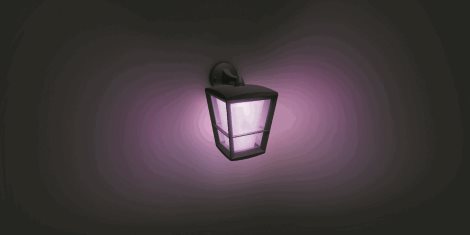 17440/30/P7 Hue WACA Econic venkovní nástěnné LED svítidlo 15W 1150lm 2200-6500K RGB IP44 černá 7