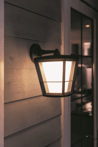 17440/30/P7 Hue WACA Econic venkovní nástěnné LED svítidlo 15W 1150lm 2200-6500K RGB IP44 černá 13