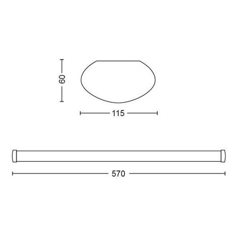 31246/31/P0 Softline nástěnné LED svítidlo 1x25W 2100lm 2700K 57cm IP20, bílé 6