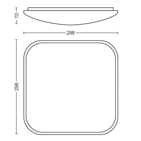 32810/31/P0 Cavanal přisazené LED svítidlo 1x18W 1500/750/150lm 2700K krokové stmívání IP20, bílé 15
