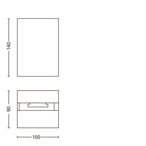 33311/17/16 Hopsack SVÍTIDLO NÁSTĚNNÉ LED 3W 270lm 2700K, matný chrom 5