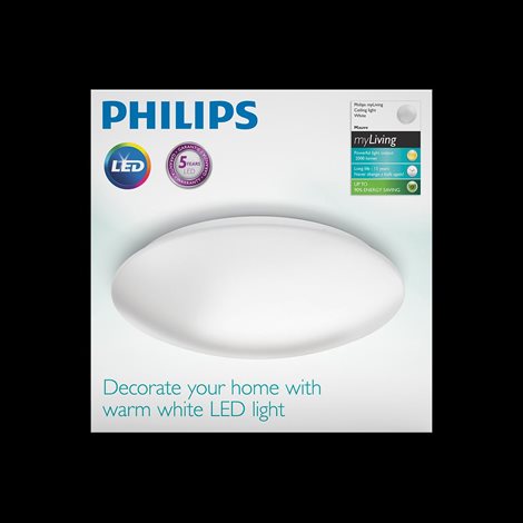 33365/31/P0 Mauve přisazené LED svítidlo 1x22W 2000lm 2700K IP20 40,4cm, bílé 6