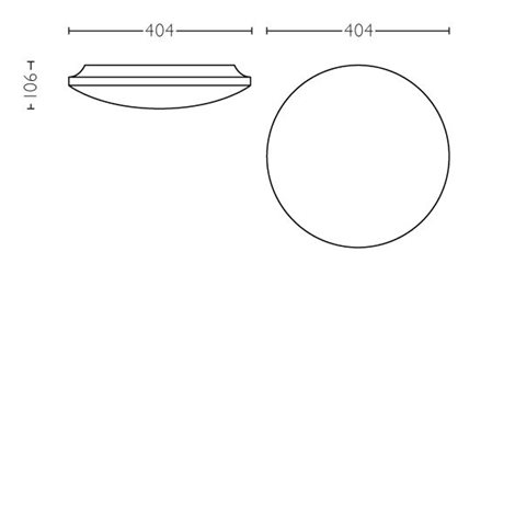 33365/31/P0 Mauve přisazené LED svítidlo 1x22W 2000lm 2700K IP20 40,4cm, bílé 7