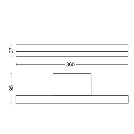 34341/11/P0 Plunge SVÍTIDLO NÁSTĚNNÉ LED 2x4,5W 1000lm 2700K IP65, lesk.chrom 8