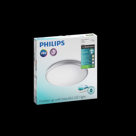 34347/87/P0 Guppy SVÍTIDLO STROPNÍ LED 17W 1700lm 2700K IP44, bílá/šedá 2