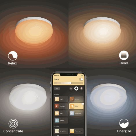 Hue WACA Flourish stropní LED svítidlo 1x32,5W 2250lm 2000-6500K RGB IP20 35,9cm bílá 18