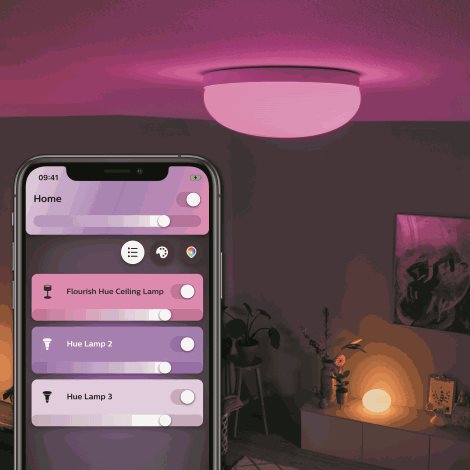 Hue WACA Flourish stropní LED svítidlo 1x32,5W 2250lm 2000-6500K RGB IP20 35,9cm bílá 20
