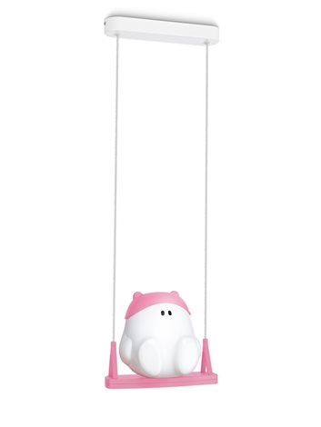 41071/19/16 Dětské závěsné svítidlo Philips Buddy Swing E27 15W, růžové 1