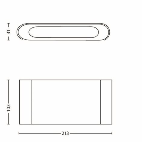 45591/17/16 svítidlo nástěnné 4x2,5W LED 5