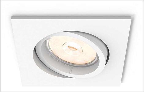 50191/31/PN Enneper podhledové svítidlo GU10 1x5,5W bez zdroje hranaté 9cm IP20, bílé 13