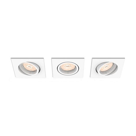50193/31/PN Enneper podhledové svítidlo GU10 3x5,5W bez zdroje hranaté 9cm IP20, bílé 12