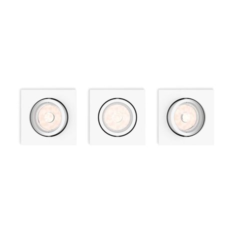 50193/31/PN Enneper podhledové svítidlo GU10 3x5,5W bez zdroje hranaté 9cm IP20, bílé 13