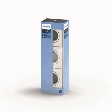 50193/31/PN Enneper podhledové svítidlo GU10 3x5,5W bez zdroje hranaté 9cm IP20, bílé 2