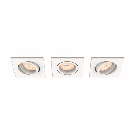 50193/31/PN Enneper podhledové svítidlo GU10 3x5,5W bez zdroje hranaté 9cm IP20, bílé 1