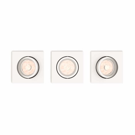 50193/31/PN Enneper podhledové svítidlo GU10 3x5,5W bez zdroje hranaté 9cm IP20, bílé 6