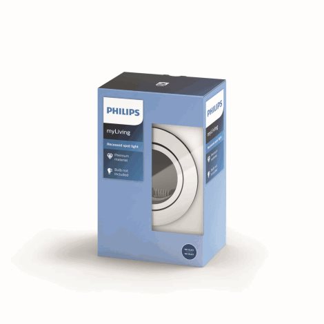 50391/11/PN Donegal podhledové svítidlo GU10 1x5,5W bez zdroje kulaté 9cm IP20, leskle chromové 2