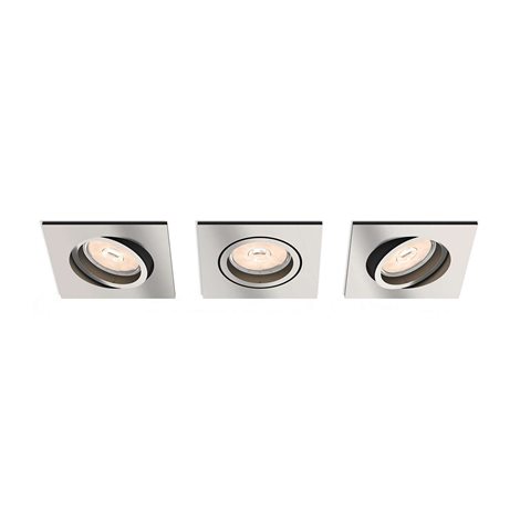 50403/17/PN Donegal podhledové svítidlo GU10 3x5,5W bez zdroje hranaté 9cm IP20, matně chromové 10