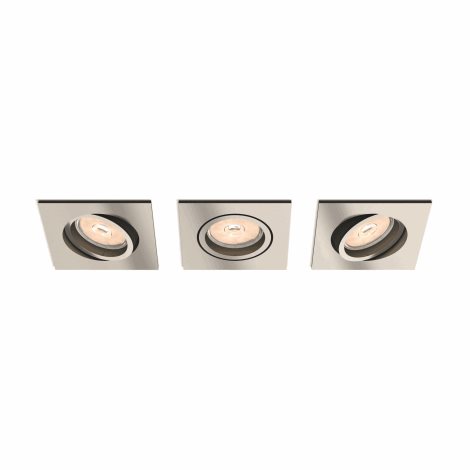 50403/17/PN Donegal podhledové svítidlo GU10 3x5,5W bez zdroje hranaté 9cm IP20, matně chromové 1