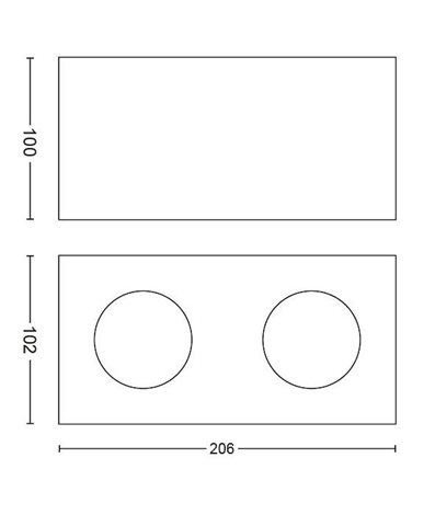 50492/30/P0 Box stropní bodové LED svítidlo 2x4,5W 1000lm 2200-2700K IP20 WarmGlow, černé 7