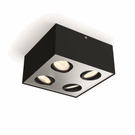50494/30/P0 Box stropní bodové LED svítidlo 4x4,5W 2000lm 2200-2700K IP20 WarmGlow, černé