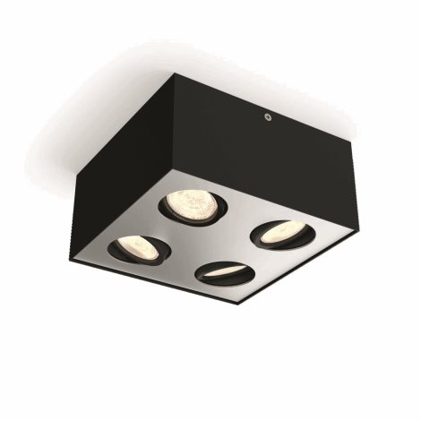 50494/30/P0 Box stropní bodové LED svítidlo 4x4,5W 2000lm 2200-2700K IP20 WarmGlow, černé 1