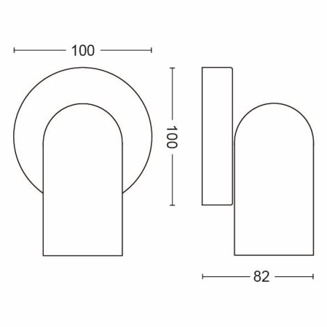 50581/30/PN Pongee bodové svítidlo 1x GU10 10W bez zdroje IP20, černé 2