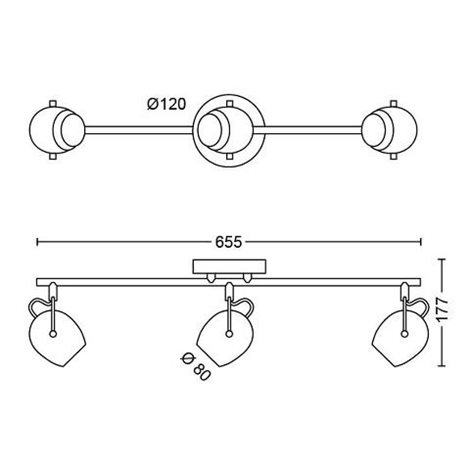50613/30/P0 Rivano bodové LED svítidilo 12,6W 1200lm 2700K IP20, černé 7