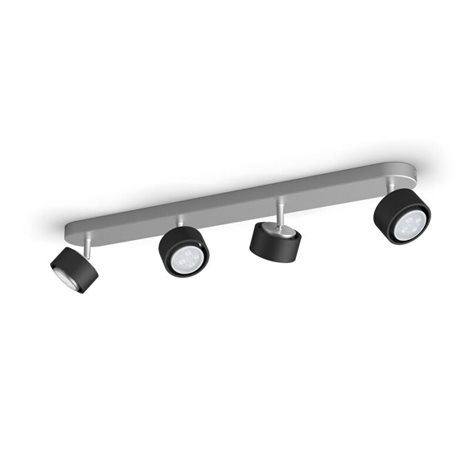 50654/30/P0 Ferano SVÍTIDLO BODOVÉ LED 4x4,3W 1600lm 2700K IP20, černá 1
