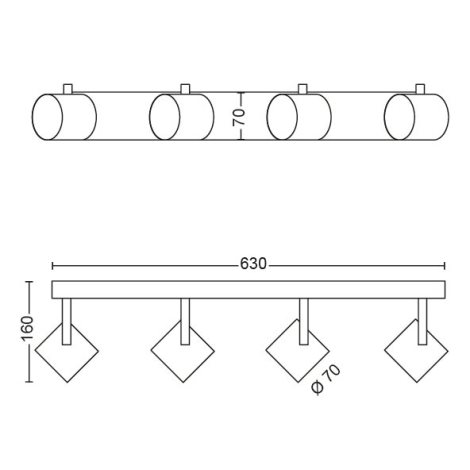 50674/31/P0 Byrl bodové LED svítidlo 17,2W 1720lm 2200/2500/2700K krokové stmívání IP20, bílé 11