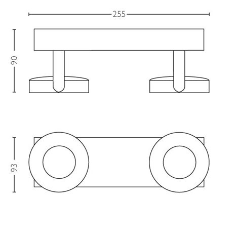 53172/31/P0 Clockwork SVÍTIDLO BODOVÉ LED 2x4,5W 1000lm 2200-2700K, bílá 10